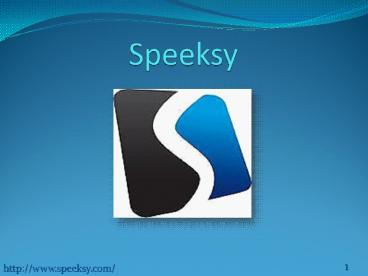 Meet New People through the Speeksy iPhone App