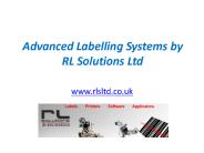 Advanced Labelling Systems by www.rlsltd.co.uk