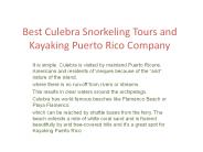 culebra kayaking tours | isla culebra