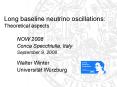 Long baseline neutrino oscillations: Theoretical aspects PowerPoint PPT Presentation