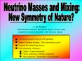 Neutrino Masses and Mixing: PowerPoint PPT Presentation