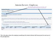 Interim Review- Employee