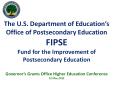 The U.S. Department of Education PowerPoint PPT Presentation