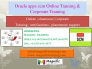 ORACLE APPS SCM online training in india