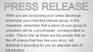 Press Release Definition