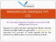 A Friendly Migration Canada Service at Immigration Overseas PowerPoint PPT Presentation
