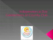 Independence Day Celebrations at Country Club