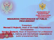 GOVERNMENT OF MONTENEGRO