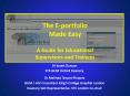 The E-portfolio Made Easy A Guide for Educational Supervisors and Trainees PowerPoint PPT Presentation