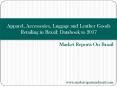 Apparel, Accessories, Luggage and Leather Goods Retailing in Brazil: Databook to 2017 (1) PowerPoint PPT Presentation