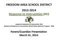 FREEDOM AREA SCHOOL DISTRICT PowerPoint PPT Presentation
