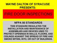 FIRE DOOR INSPECTIONS