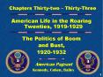 American Life in the Roaring Twenties, 1919-1929 PowerPoint PPT Presentation
