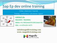 sap ep development online training in denmark