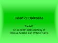 Heart of Darkness PowerPoint PPT Presentation
