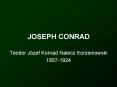 JOSEPH CONRAD PowerPoint PPT Presentation