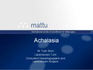 Achalasia