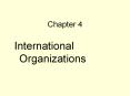 International Organizations PowerPoint PPT Presentation