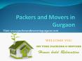 Packers and Movers  in Gurgaon PowerPoint PPT Presentation