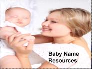 Baby Name Resources