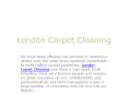 London Carpet Cleaning PowerPoint PPT Presentation