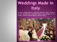 Weddings in Italy PowerPoint PPT Presentation