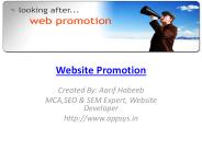 website promotion