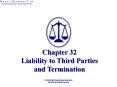 Chapter 32  Liability to Third Parties and Termination PowerPoint PPT Presentation