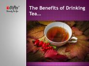 The benefits of drinking tea
