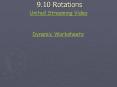 9.10 Rotations PowerPoint PPT Presentation