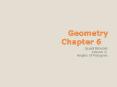 Geometry Chapter 6 PowerPoint PPT Presentation