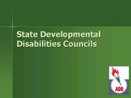 State Developmental Disabilities Councils