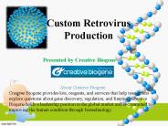 Custom Retrovirus Production from Creative Biogene (1)
