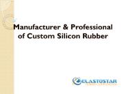 Extruded Silicone Rubber Profile