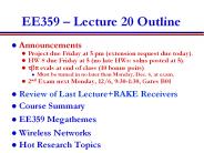 EE359  PowerPoint PPT Presentation