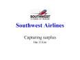 Southwest Airlines PowerPoint PPT Presentation