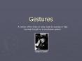 Gestures PowerPoint PPT Presentation