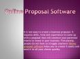 online proposal software | online business proposal software PowerPoint PPT Presentation