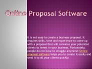 online proposal software | online business proposal software