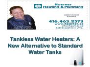 Tankless Water Heaters