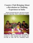 Country Club Bringing About a Revolution in Clubbing Experience in India PowerPoint PPT Presentation
