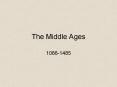 The Middle Ages PowerPoint PPT Presentation