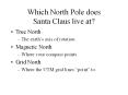 Which North Pole does Santa Claus live at? PowerPoint PPT Presentation
