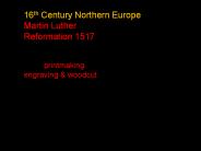 16th Century Northern Europe