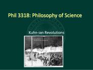 Phil 3318: Philosophy of Science