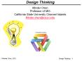 Design Thinking PowerPoint PPT Presentation