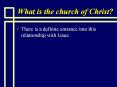What is the church of Christ? PowerPoint PPT Presentation