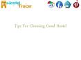 Tips for choosing good hostel PowerPoint PPT Presentation