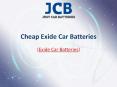 Exide Car Batteries PowerPoint PPT Presentation