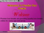 Box breaks online on premier box breaks